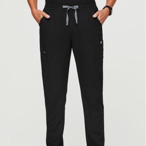 Women's FIGS Yola Black Scrub Pants Small/Tall